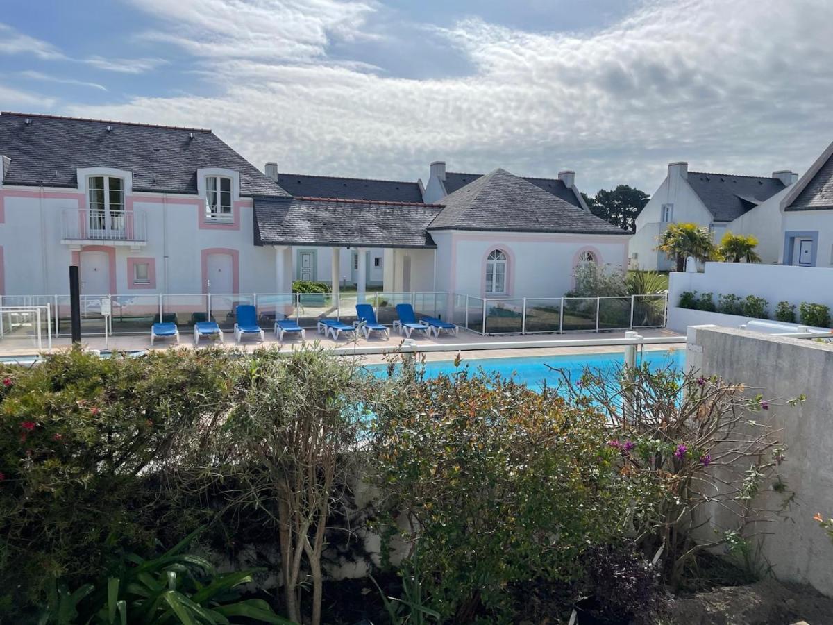 Maison De Vacances De 56 M2 Dans Residence Avec Piscine Chauffee Proche Plages Locmaria Buitenkant foto